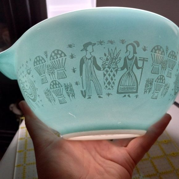 Vintage Pyrex 442 Amish and Farm Scene - Picture 5 of 9